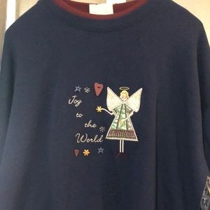 - NWT Ugly Christmas sweater Joy to the World sweatshirt size 1x